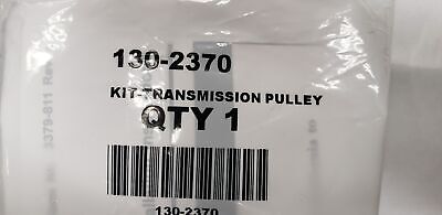 Toro 130-2370 TRANSMISSION PULLEY KIT OEM