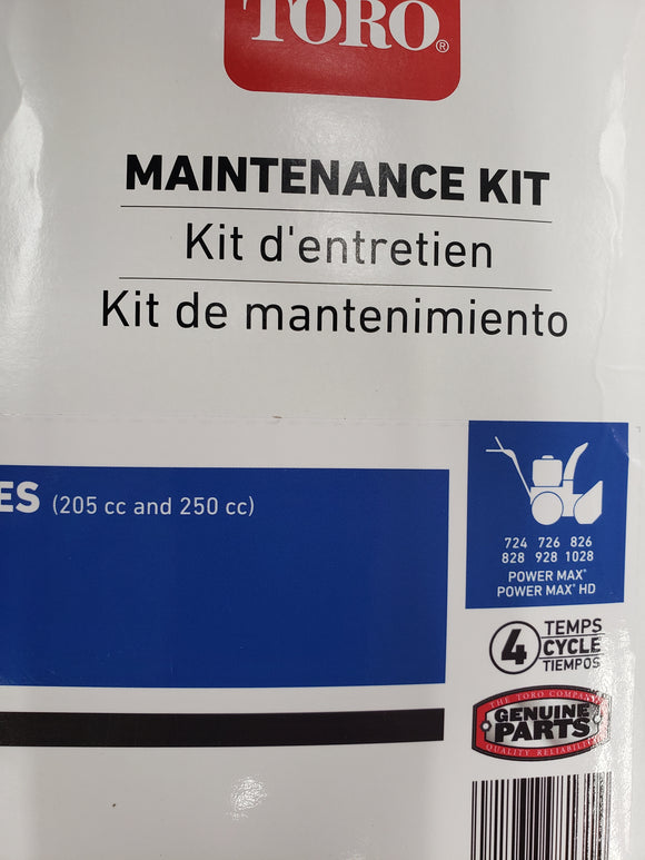 Toro 138-0708 205/250CC 2-STAGE ENG MAINT KIT (B/S) OEM