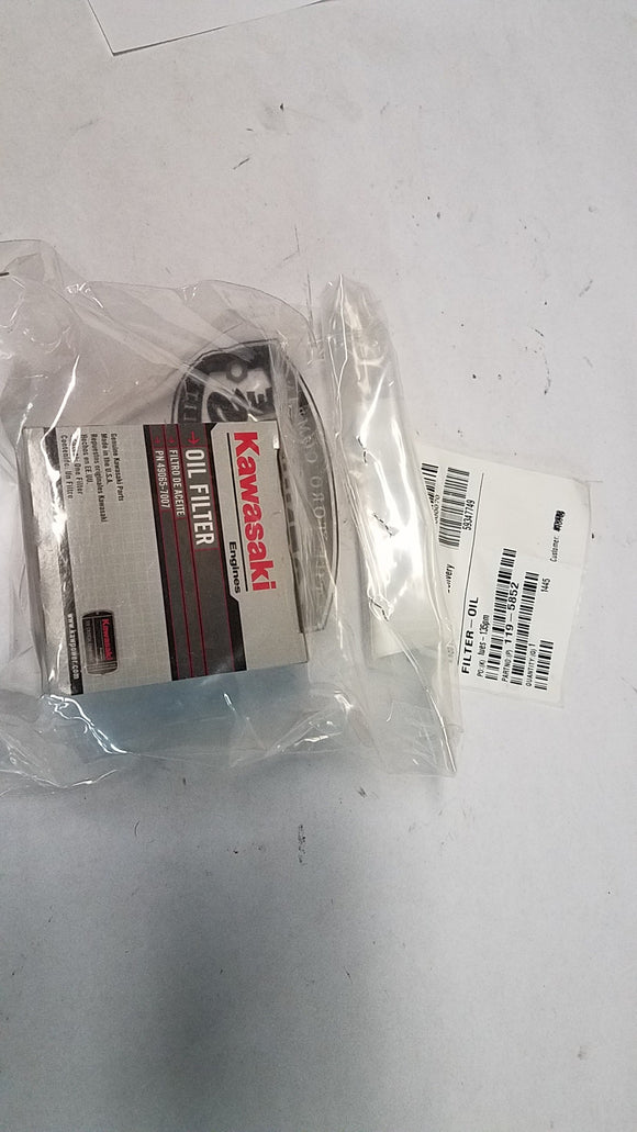 Toro 119-5852 FILTER-OIL OEM