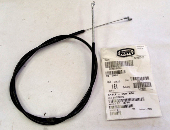 Genuine Toro 93-3978 CONTROL CABLE Original OEM Fits Many Electric Lawn Mowers