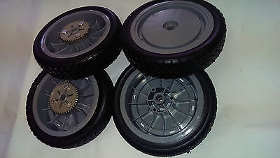 Toro 98-7135 & 98-7130 Lawn Mower Push & Drive Wheel Tire Assembly (Set of 4)