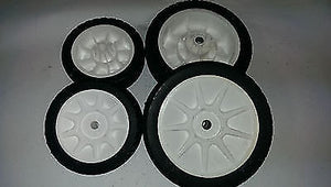 Lawn Boy Tires 684777 / 684776 OEM Lawnmower Push Wheels (Set of 4)