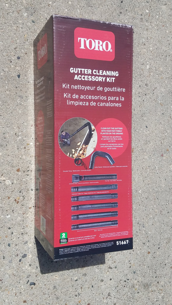 Toro 51668 Gutter Cleaning Accessory Kit (replaces 51667)