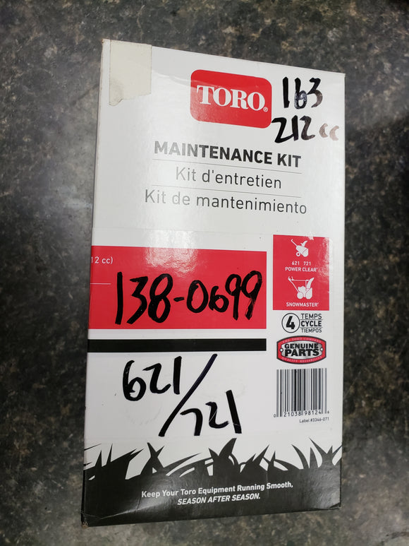 Toro 138-0699 Maintenance Kit for 21