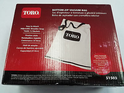 Genuine Toro 51503 Leaf Blower Vac Vacuum Replacement Bag 51601